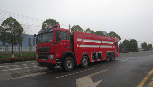 24噸重汽水罐消防車(chē)