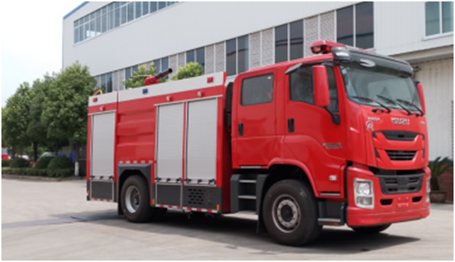 國(guó)六 9噸五十鈴單橋泡沫消防車(chē)